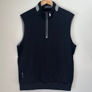 Men RLX Ralph Lauren Stretch Jersey quarter zip vest